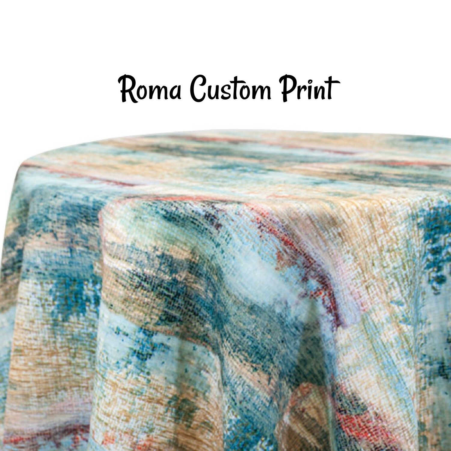 Roma Custom Print Square Tablecloths