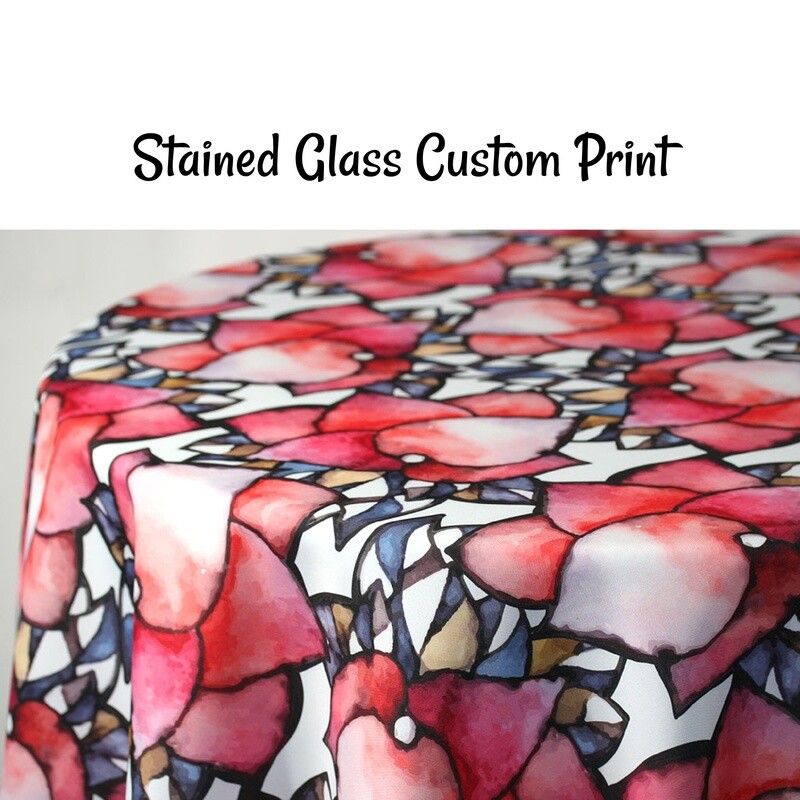 Stained Glass Custom Print - 2 Colors