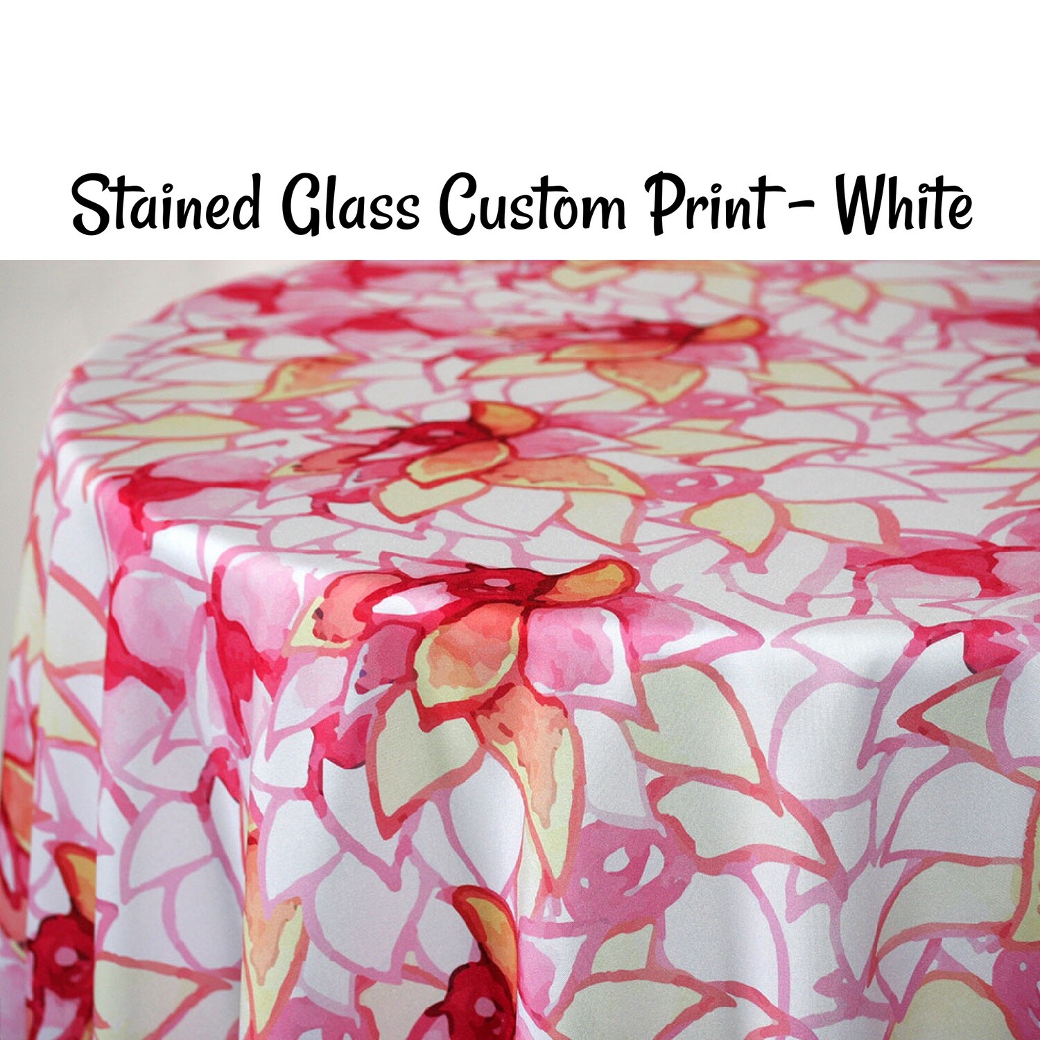 Stained Glass Custom Print Fabric By The Yard
