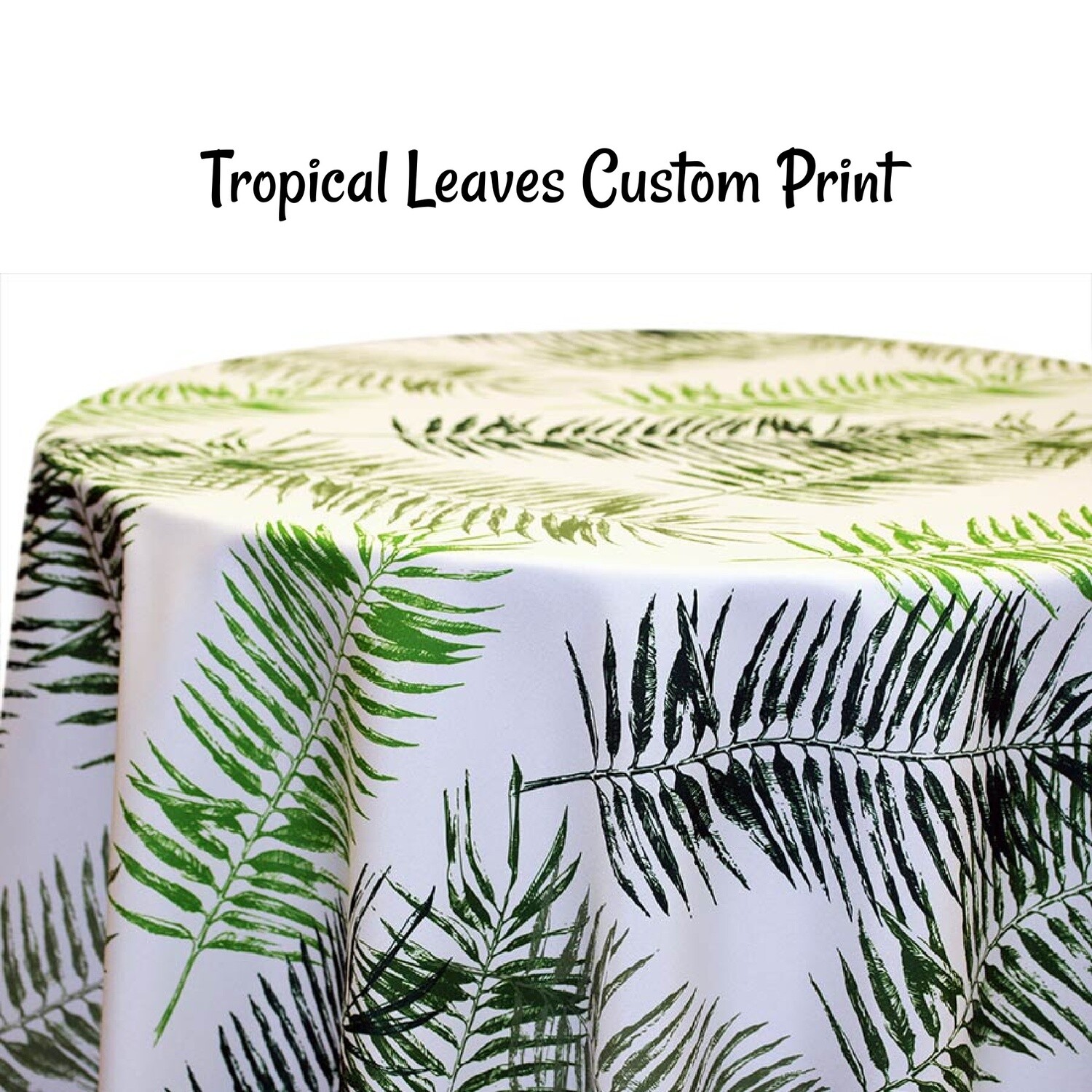 Tropical Leaves Custom Print Runners