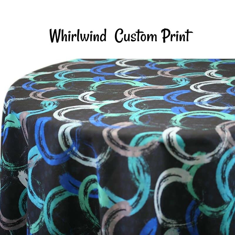 Whirlwind Blue Custom Print - 1 Color