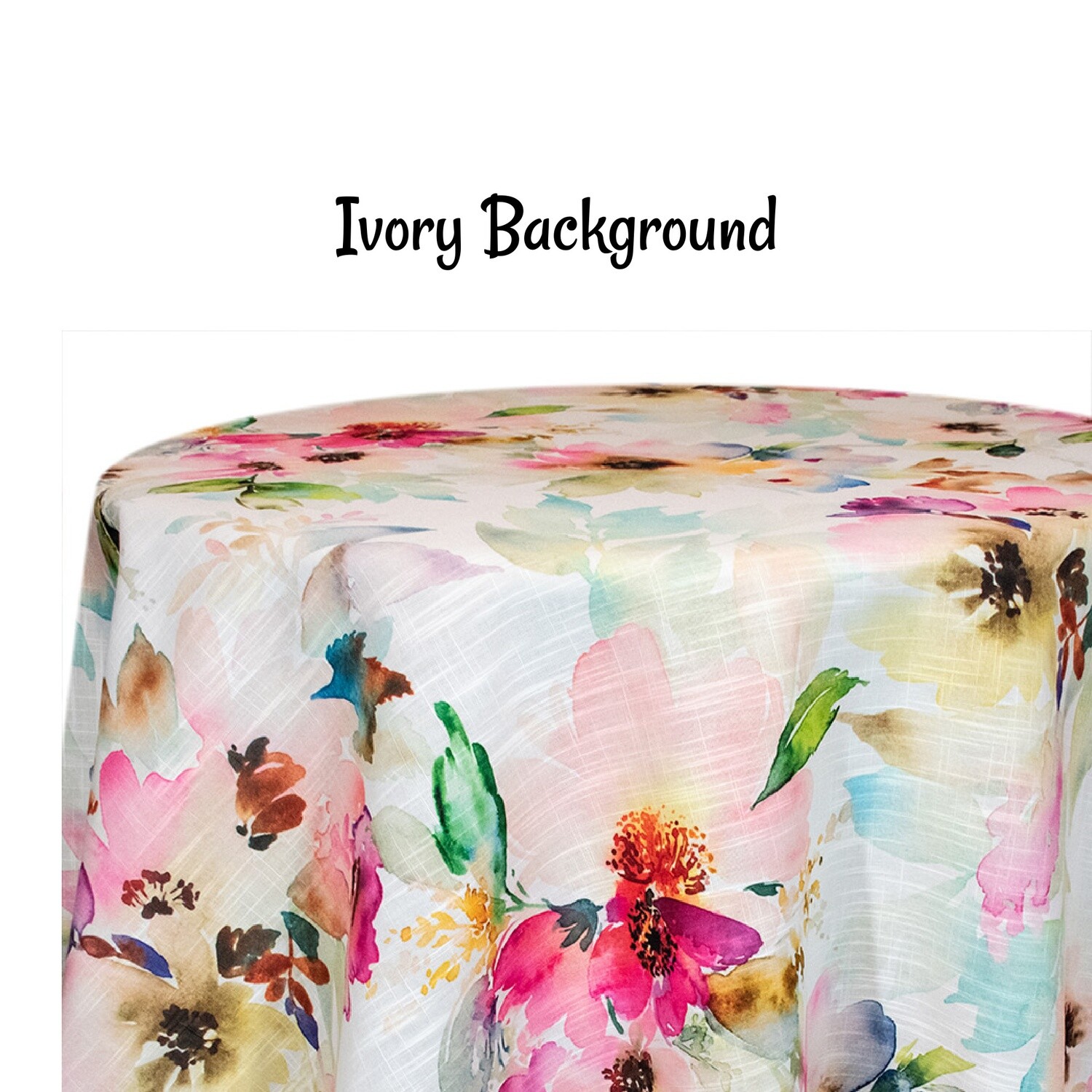 Katie's Watercolor Custom Print Fabric By The Yard
