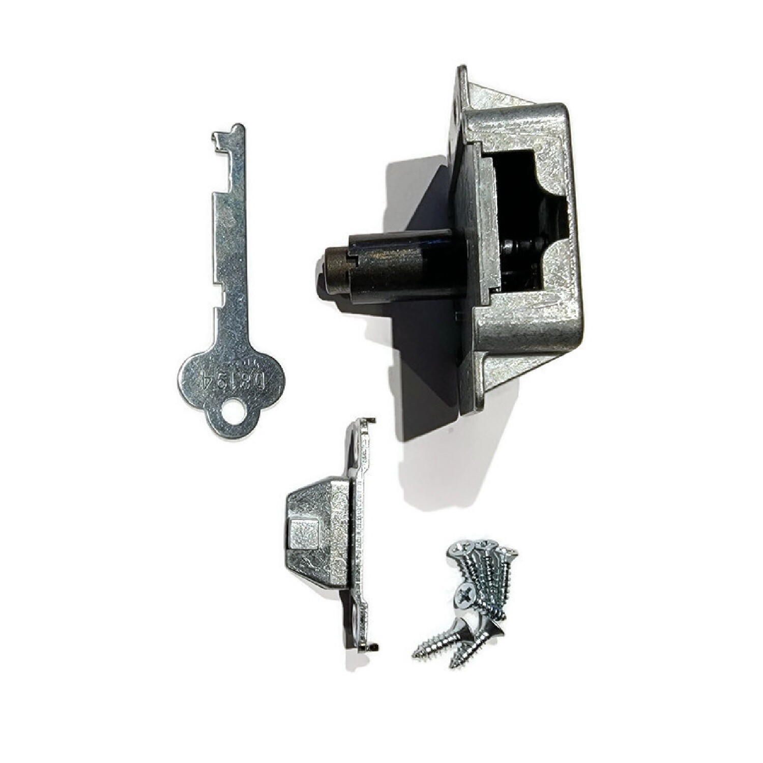 Steel Cedar Chest FLUSH MOUNT LID LOCK WITH Push Button BARREL