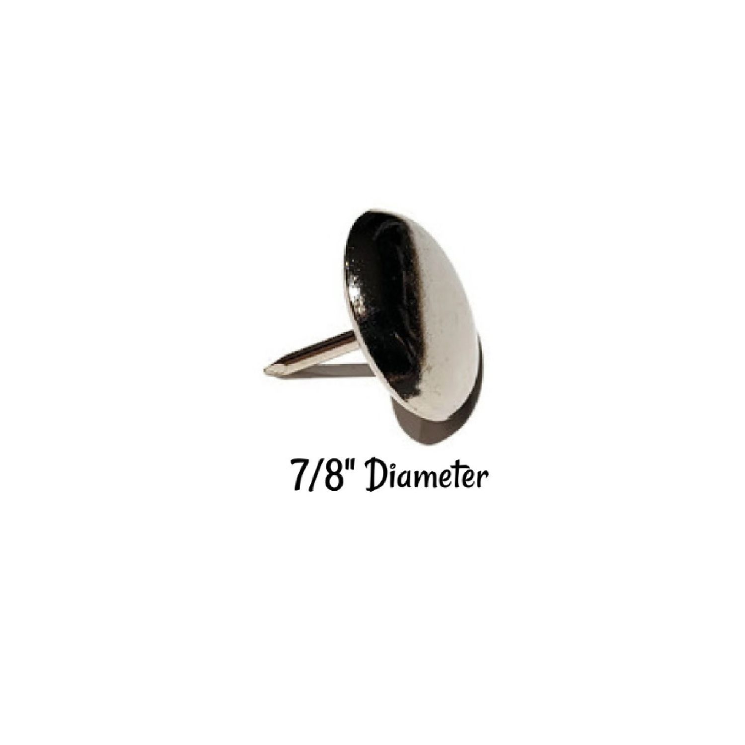 7/8&quot; Nickel Plated Steel Glides - Pack of 12