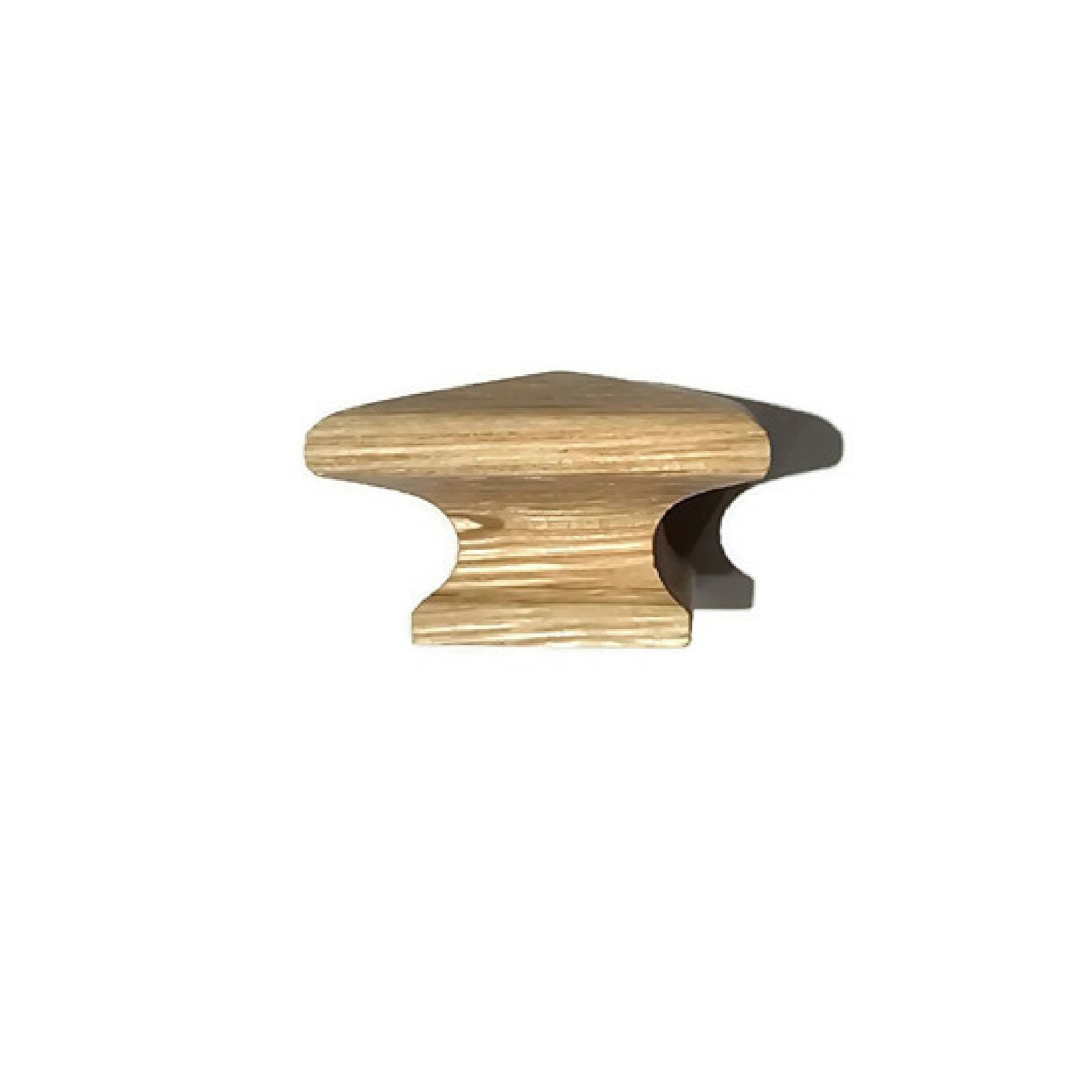 ​1-3/4" Side Grain Mission Style Square Oak Knob