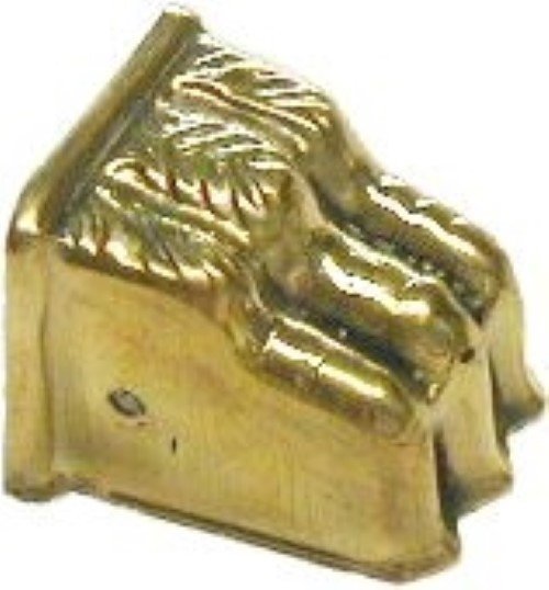 Stamped Brass Claw foot toe leg cap