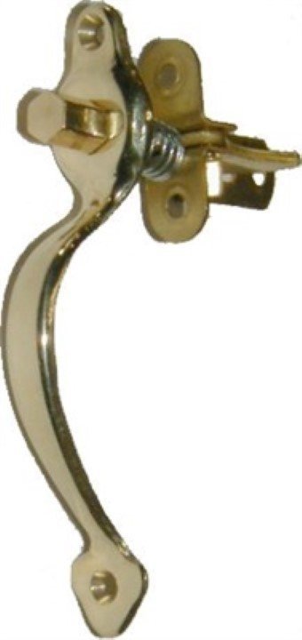 Music Cabinet Cast Brass PUSH BUTTON LATCH with pull