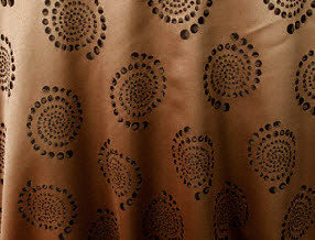 Linens For Less 60"by 60" Square in Khaki Kaleidoscope damask