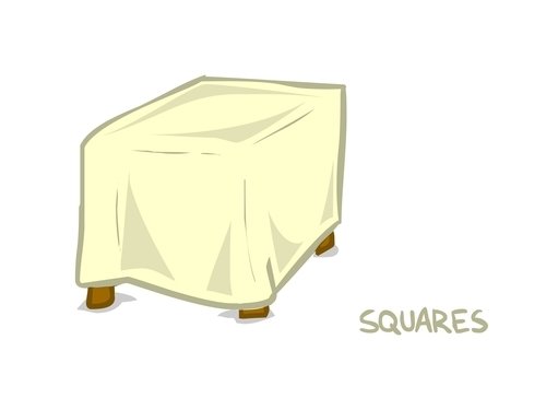 Bengaline Moiré 60" Square Tablecloths