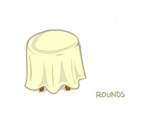 Majestic Damask Round Tablecloths