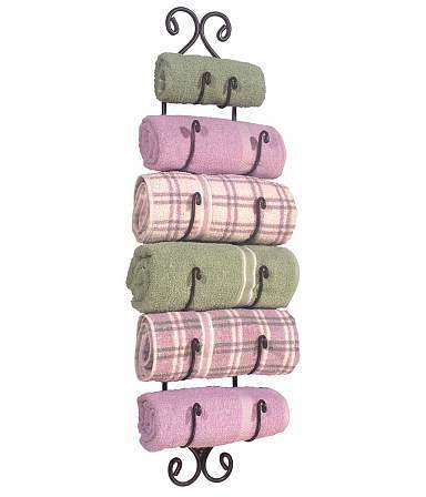 Large Adirondack Towel Rack - Charcoal