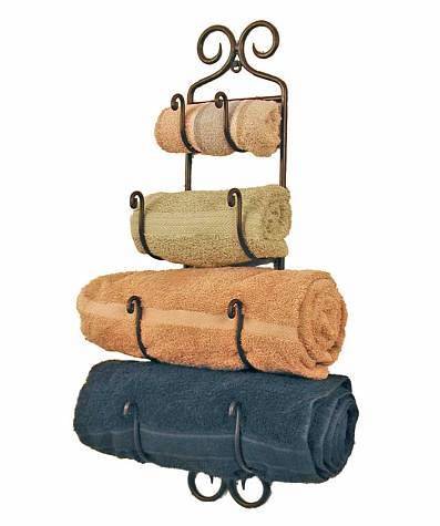 Small Adirondack Towel Rack - Charcoal