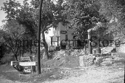 Old General Store with gas pump