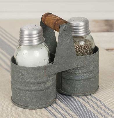 Salt and Pepper Can Caddies - Set of two
