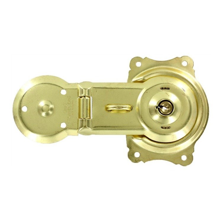Trunk Lock with Keys - Brass Plated