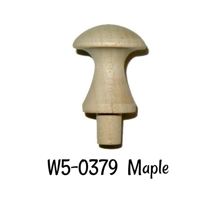 Maple Wood Grain Shaker Peg/ Knob - 1-1/8