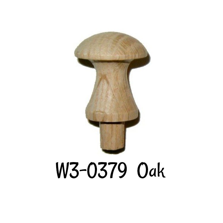 Oak Wood Grain Shaker Knob - 1-1/8