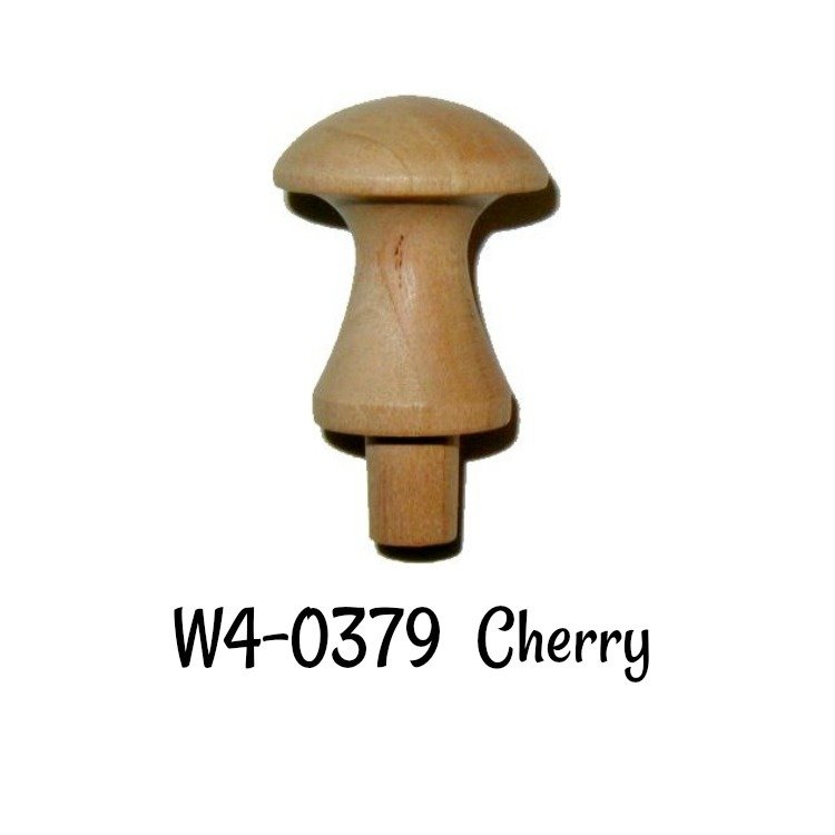 Cherry Wood Grain Shaker Knob - 1-1/8