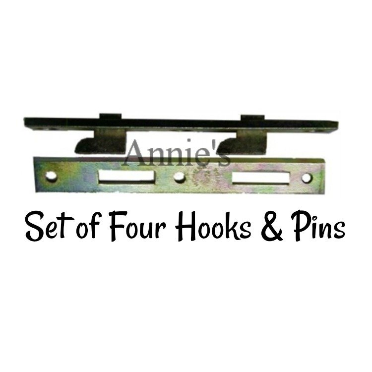five inch bed rail fasteners - bedfasts brackets, steel - Bed Hooks