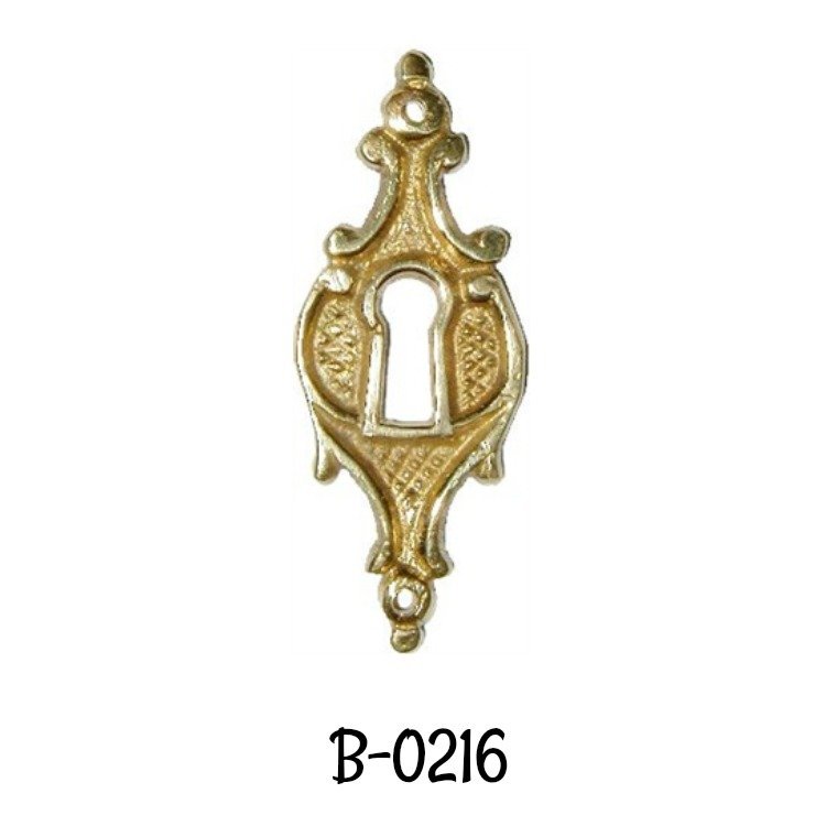 Victorian Style Cast Brass Keyhole Cover