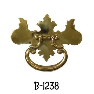 Polished Brass Early American Style SINGLE POST PULL Eagle