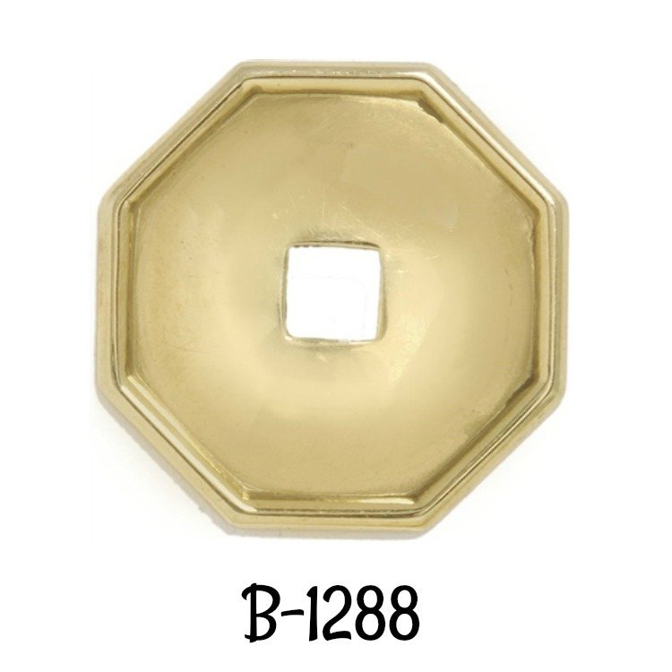 Octagonal Backplate - Brass