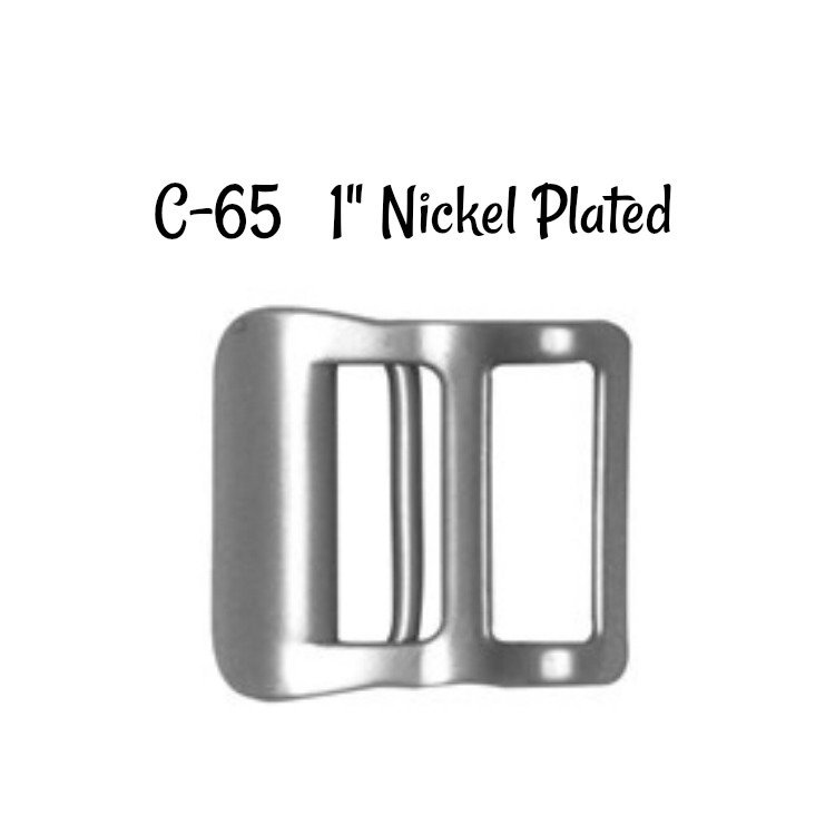 ​Buckle -1" Inch Nickel Plated Buckle fits 1" wide strapping.