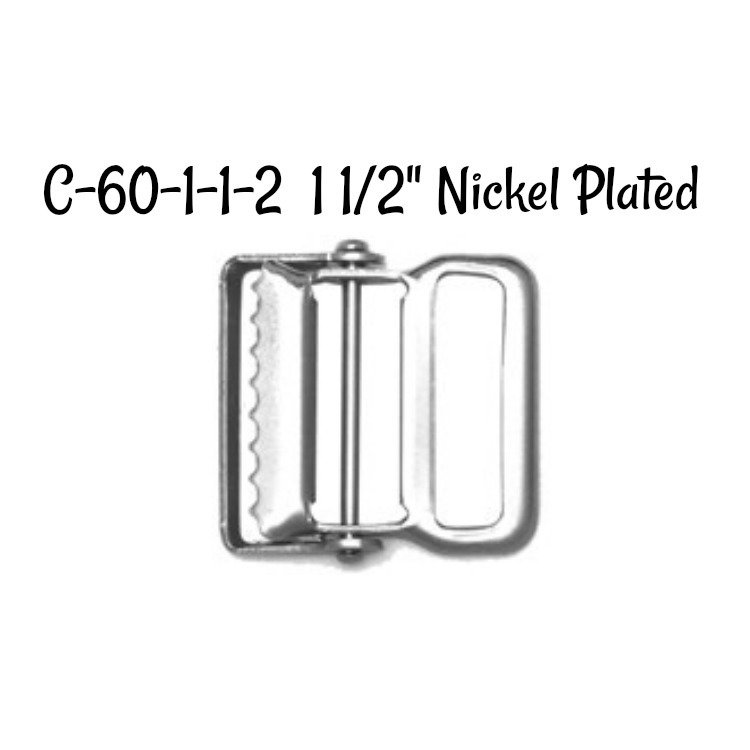 ​Buckle -1 1/2" Inch Nickel Plated Buckle fits 1 1/2" wide strapping