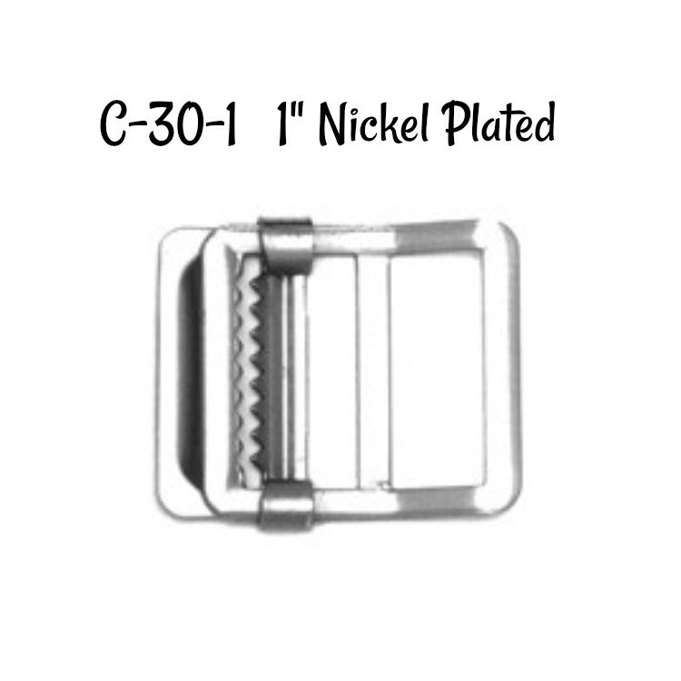 Buckle -1" Inch Nickel Plated Buckle fits 1" wide strapping