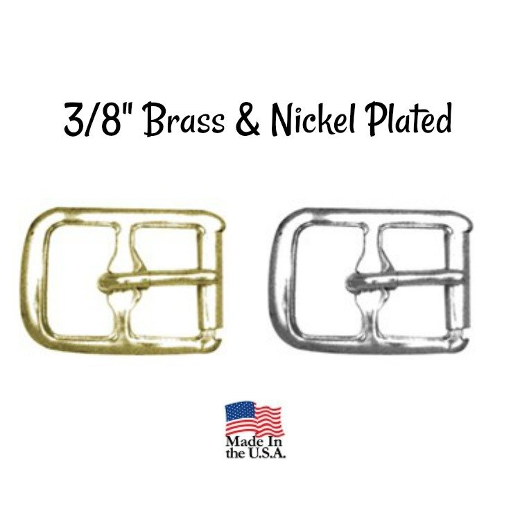 ​Buckle - 3/8 Inch Brass Plated Buckle fits 3/8" wide strapping.