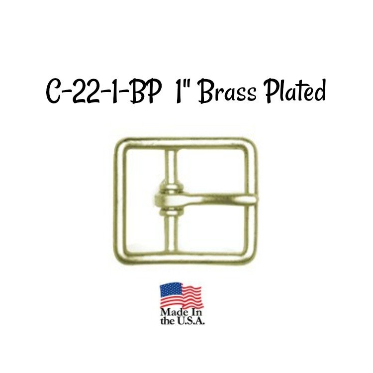 ​Buckle - 1" Inch Brass Plated Buckle fits 1" wide strapping.