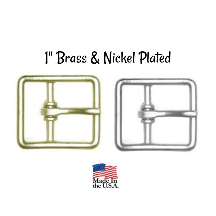 ​Buckle - 1" Inch Brass Plated Buckle fits 1" wide strapping.