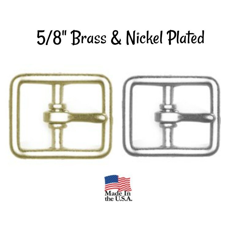 ​Buckle - 5/8" Inch Brass Plated Buckle fits 5/8" wide strapping.