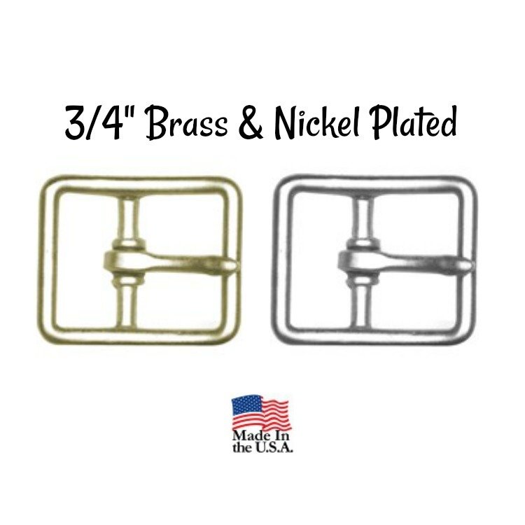 ​Buckle - 3/4" Inch Brass Plated Buckle fits 3/4" wide strapping.