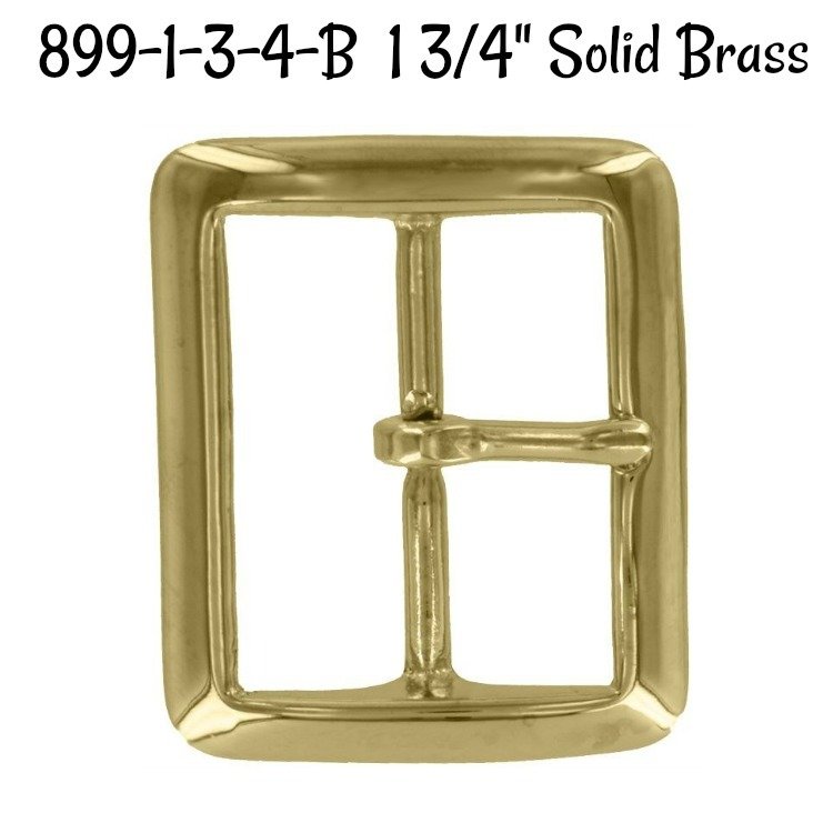 Buckle - 1 3/4" Inch Solid Brass Buckle fits 1 3/4" wide strapping.