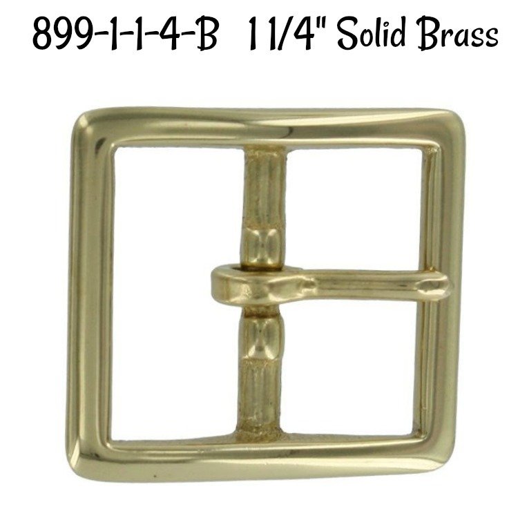 ​Buckle - 1 1/4" Inch Solid Brass Buckle fits 1 1/4" wide strapping.
