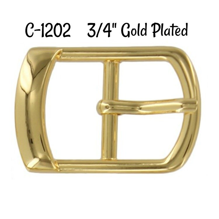 ​Buckle - 3/4" Buckle Gold Plated fits 3/4" wide strapping.