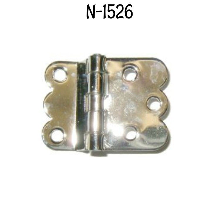Napanee Offset Cabinet Hinge - Nickel Plated Brass