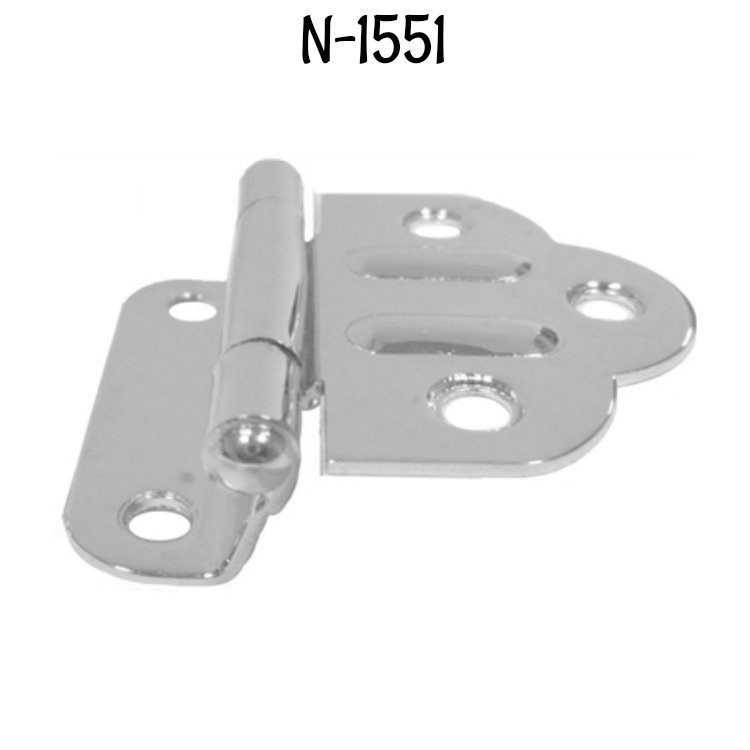 McDougall Cabinet Hinge - Nickel Plated Brass