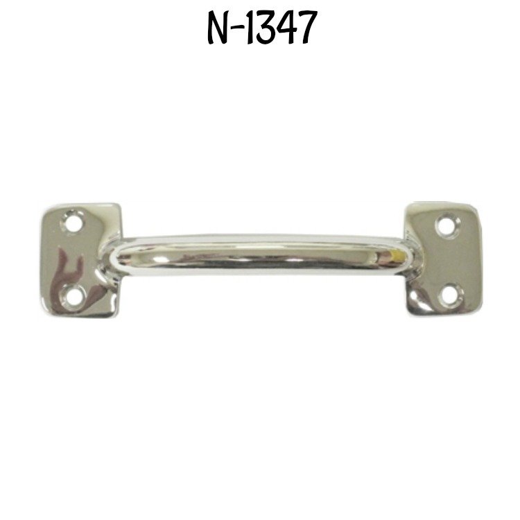 Polished Nickel Plated File Cabinet Drawer Pull