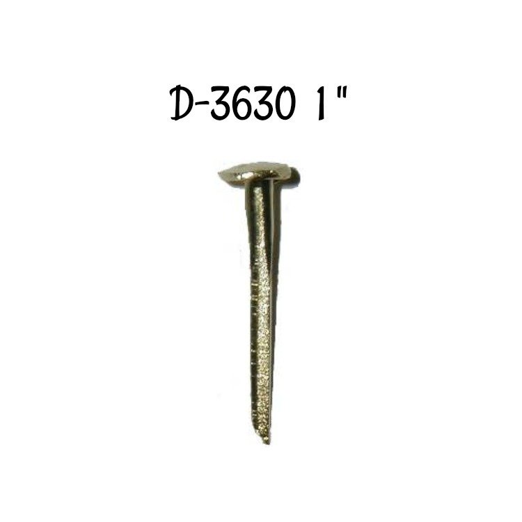 Trunk Tacks - Brass Plated - 1