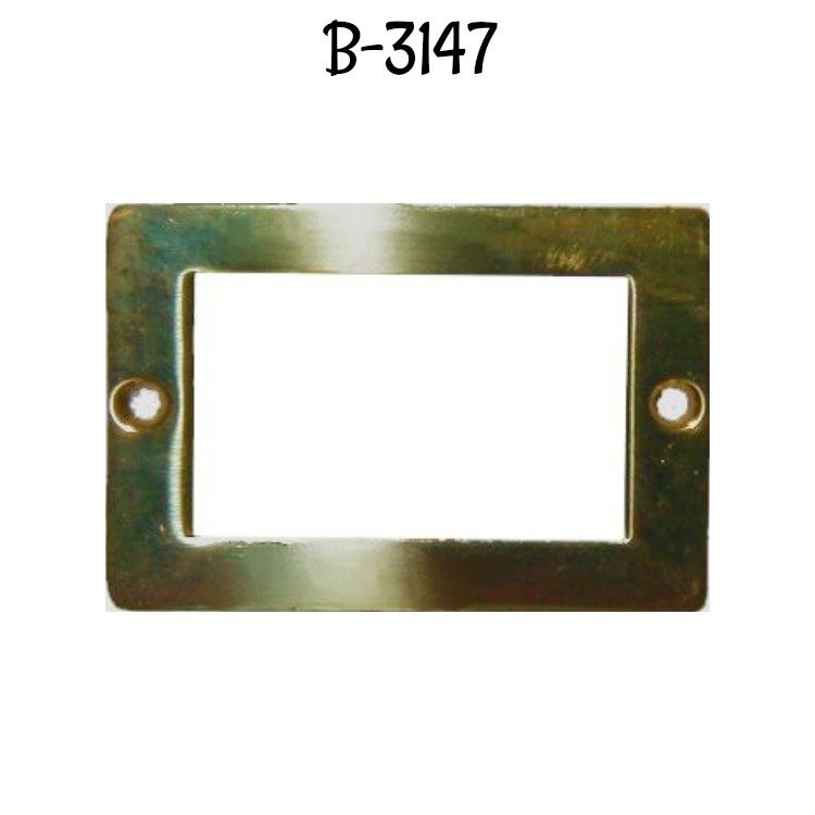 Cast Brass - File Cabinet Card Holder frame