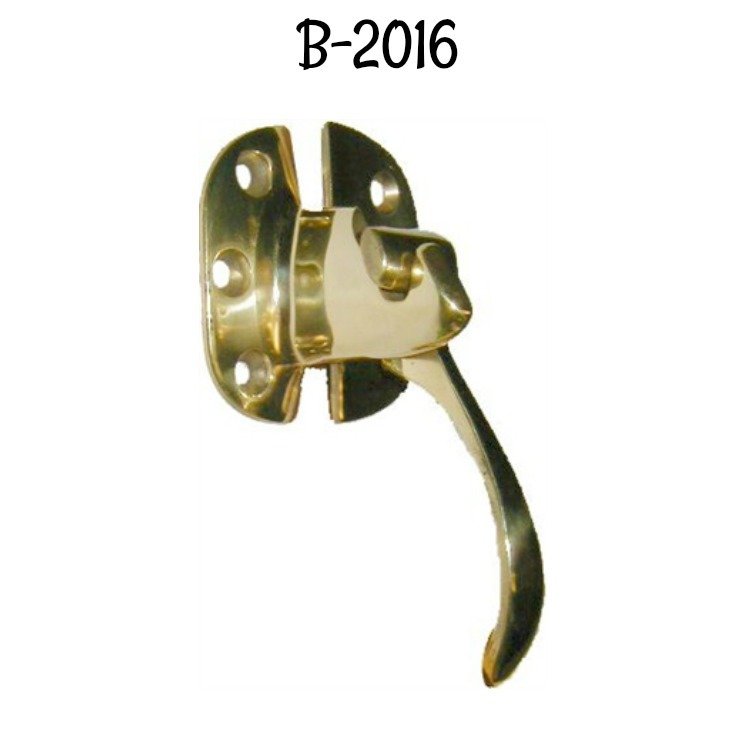 Right Hand Ice Box Latch - Brass
