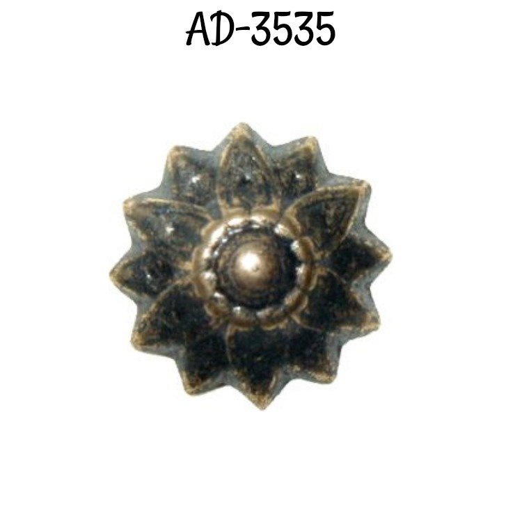 Decorative Nail - Floral - 3/4"