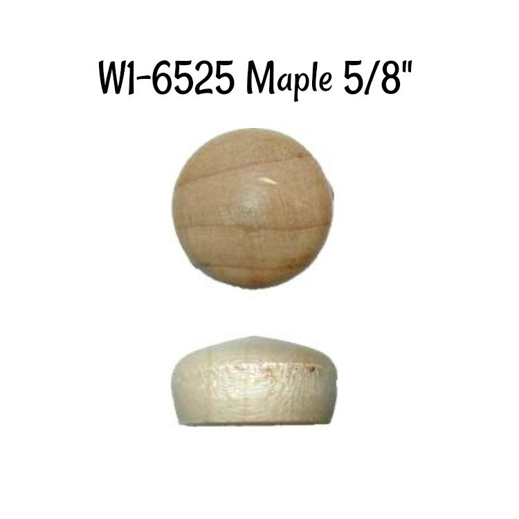 Screw Hole Plugs - Maple End Grain - 5/8&quot;
