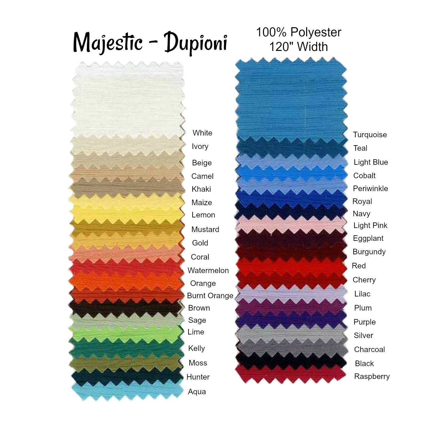 Majestic Dupioni Runners