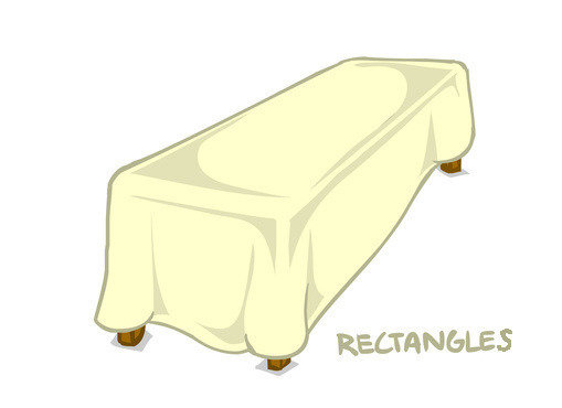9830 Vinyl Rectangle Tablecloths