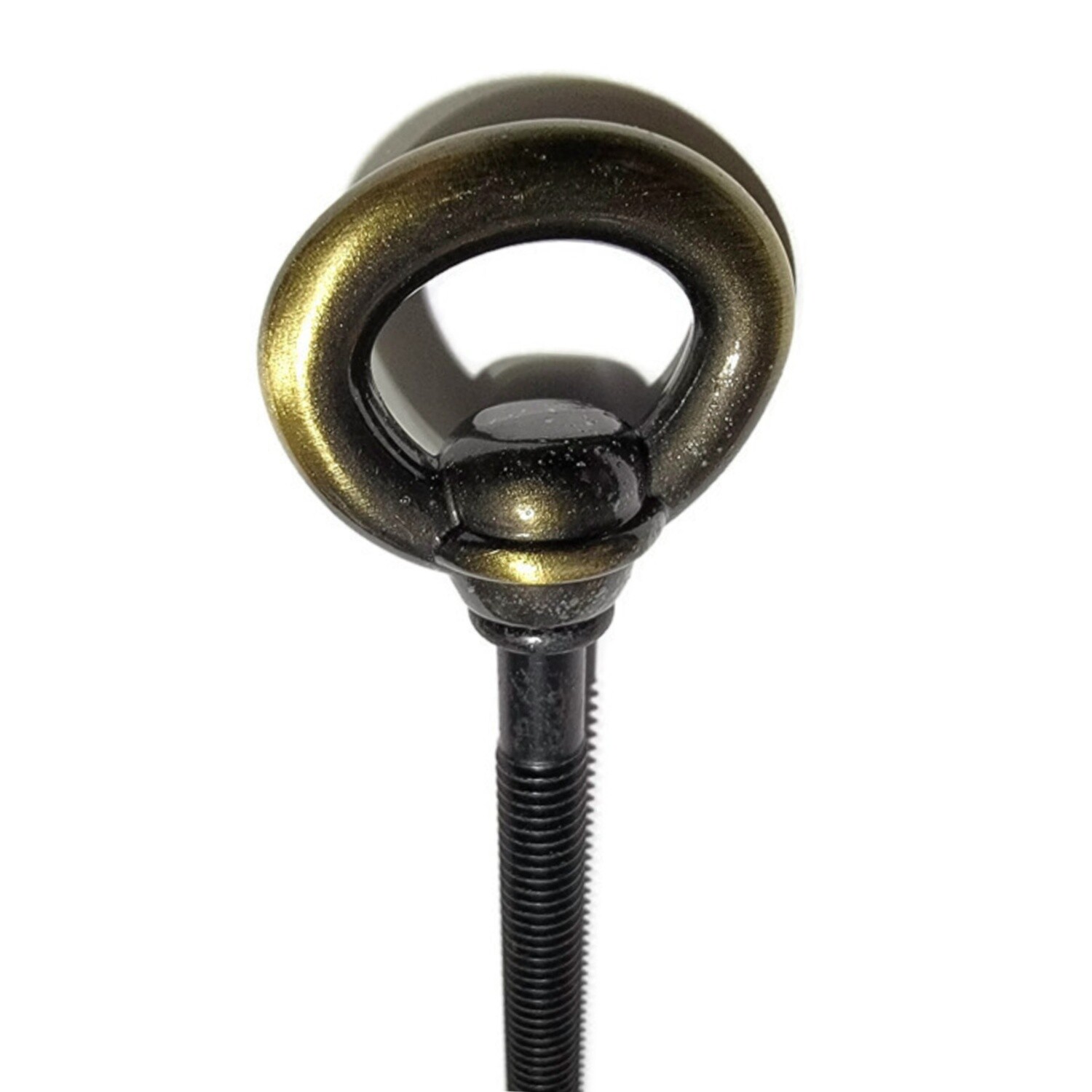 Cheval Mirror Mount Set in Antique Brass Finish