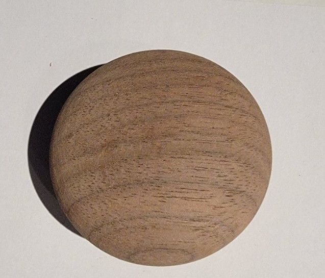 2" Walnut Knobs - Walnut Furniture Knobs Pulls - Furniture Knob - Walnut Drawer Knob