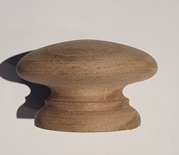 2" Walnut Knobs - Walnut Furniture Knobs Pulls - Furniture Knob - Walnut Drawer Knob